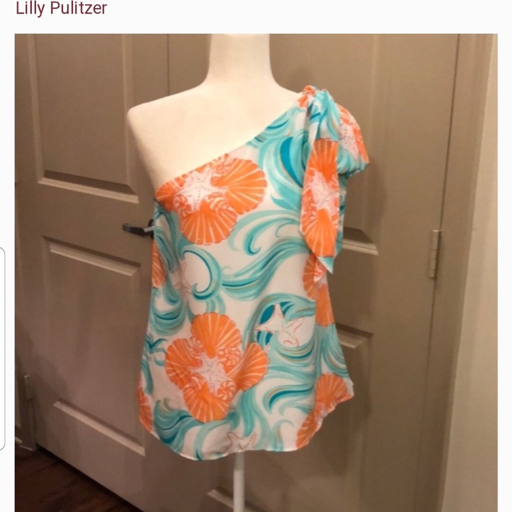 One Shoulder Lilly Top size 8